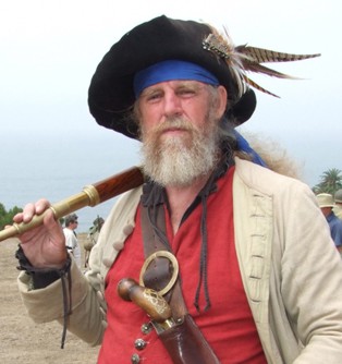 pirate actor, sea captain character, ghost pirate character,
