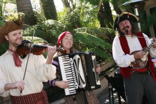 pirate band for a children's birthday party