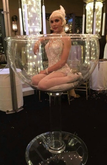 Giant Champagne Glass for Rent