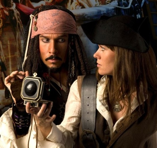 Jack Sparrow with Elizabeth Swan in Orlando FL