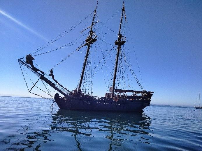 real pirate sailing ship for rent