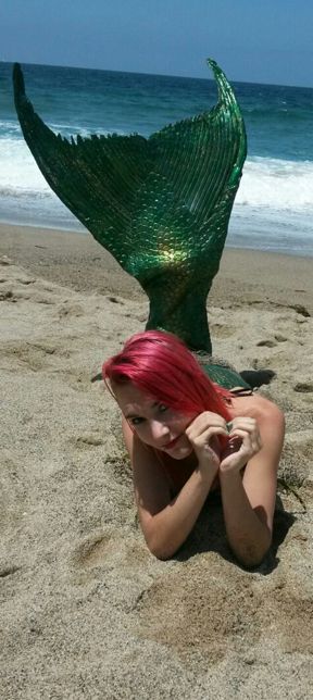 Mermaid for hire for event or seafood festival