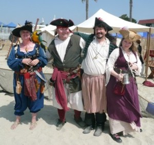 pirate party on a beach for adults